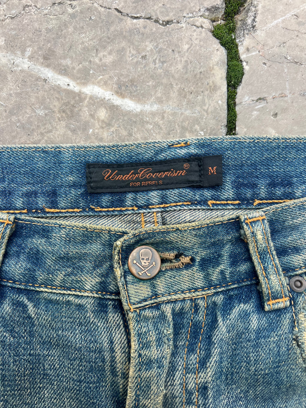 Undercover Red Yarn 68 denim FW04 "But Beautiful"