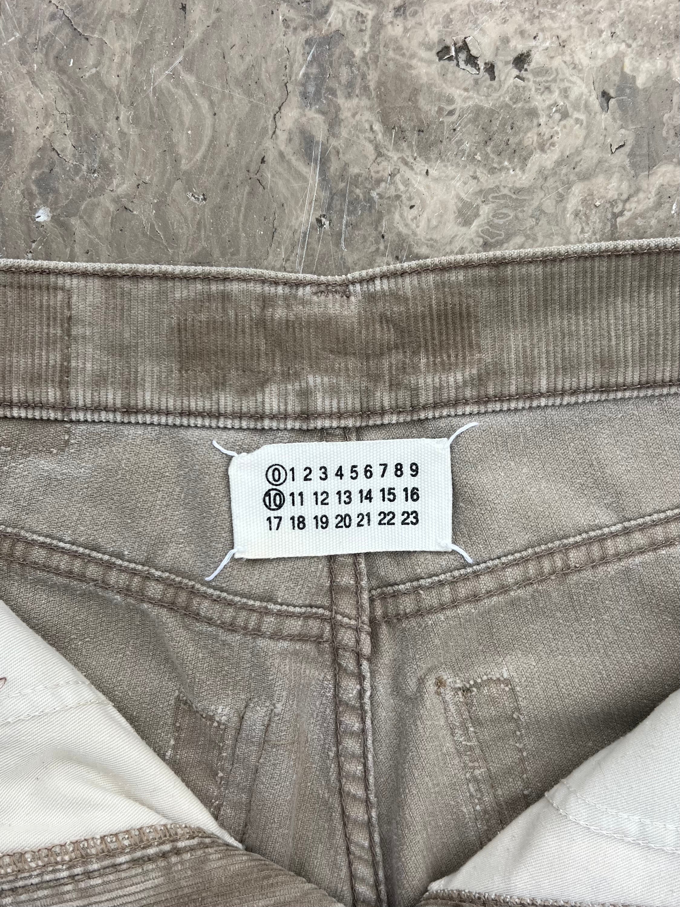Maison Martin Margiela FW02 Artisanal corduroy pant
