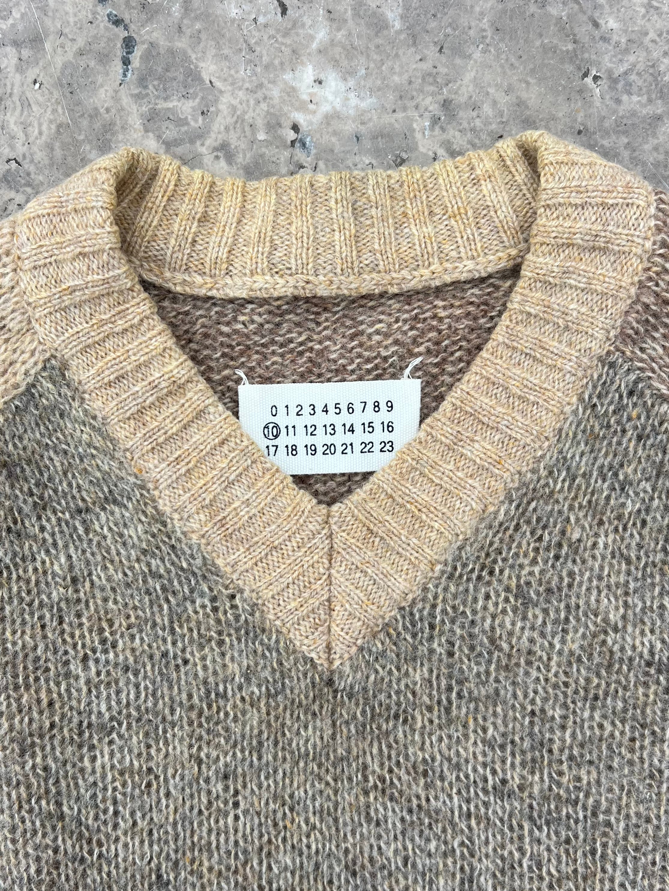 Maison Martin Margiela AW05 Tricolor Knit