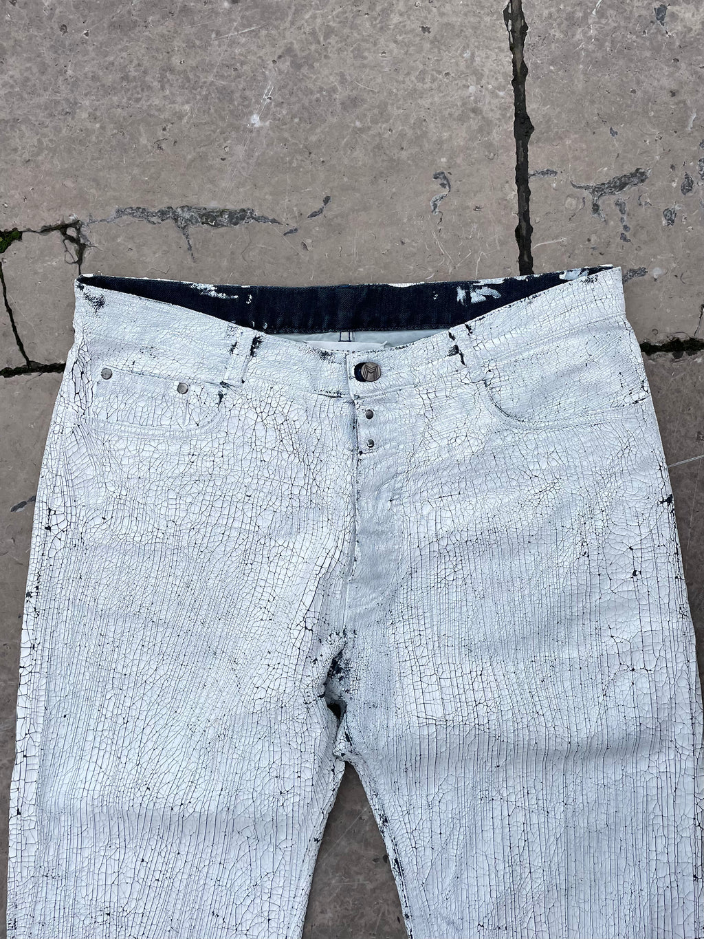 Maison Martin Margiela Painted jeans 2009