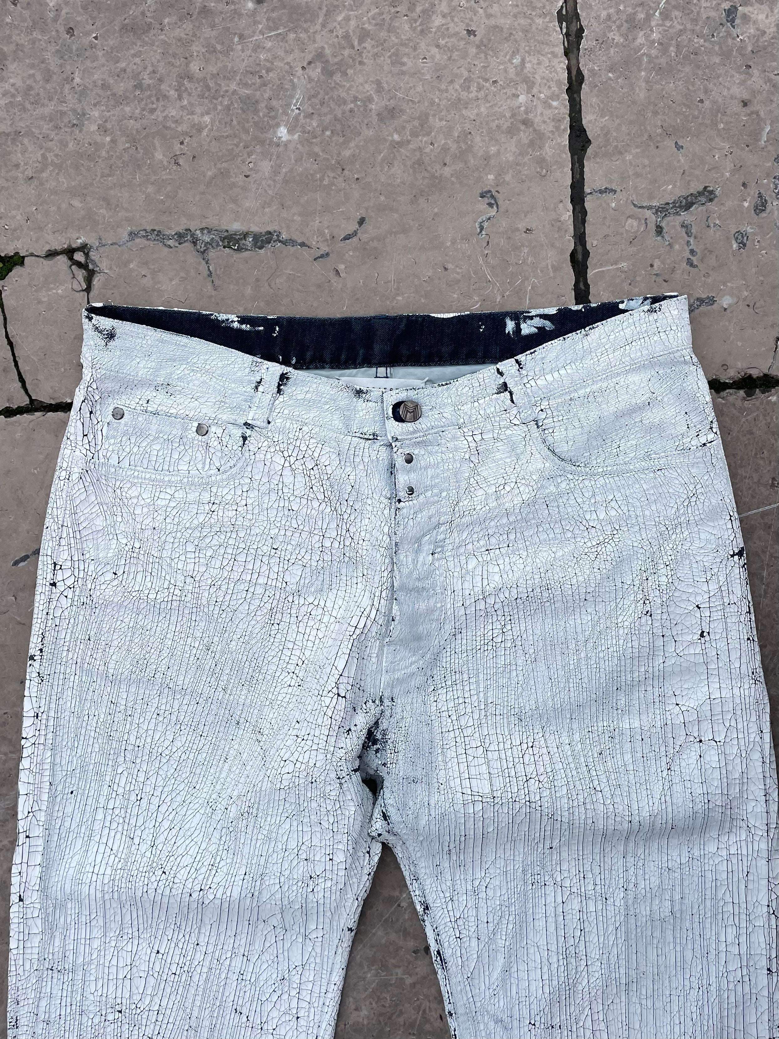 Maison Martin Margiela Painted jeans 2009
