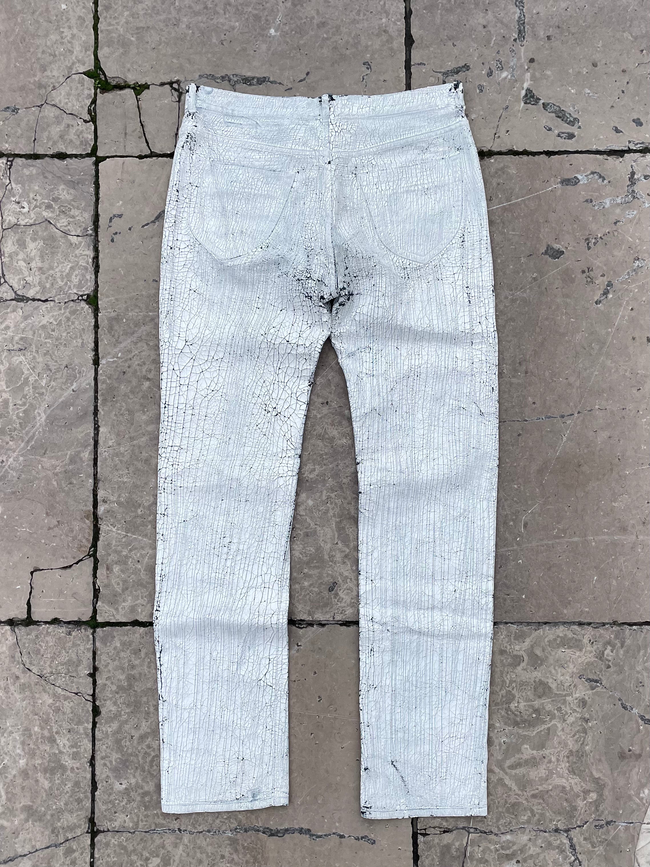 Maison Martin Margiela Painted jeans 2009