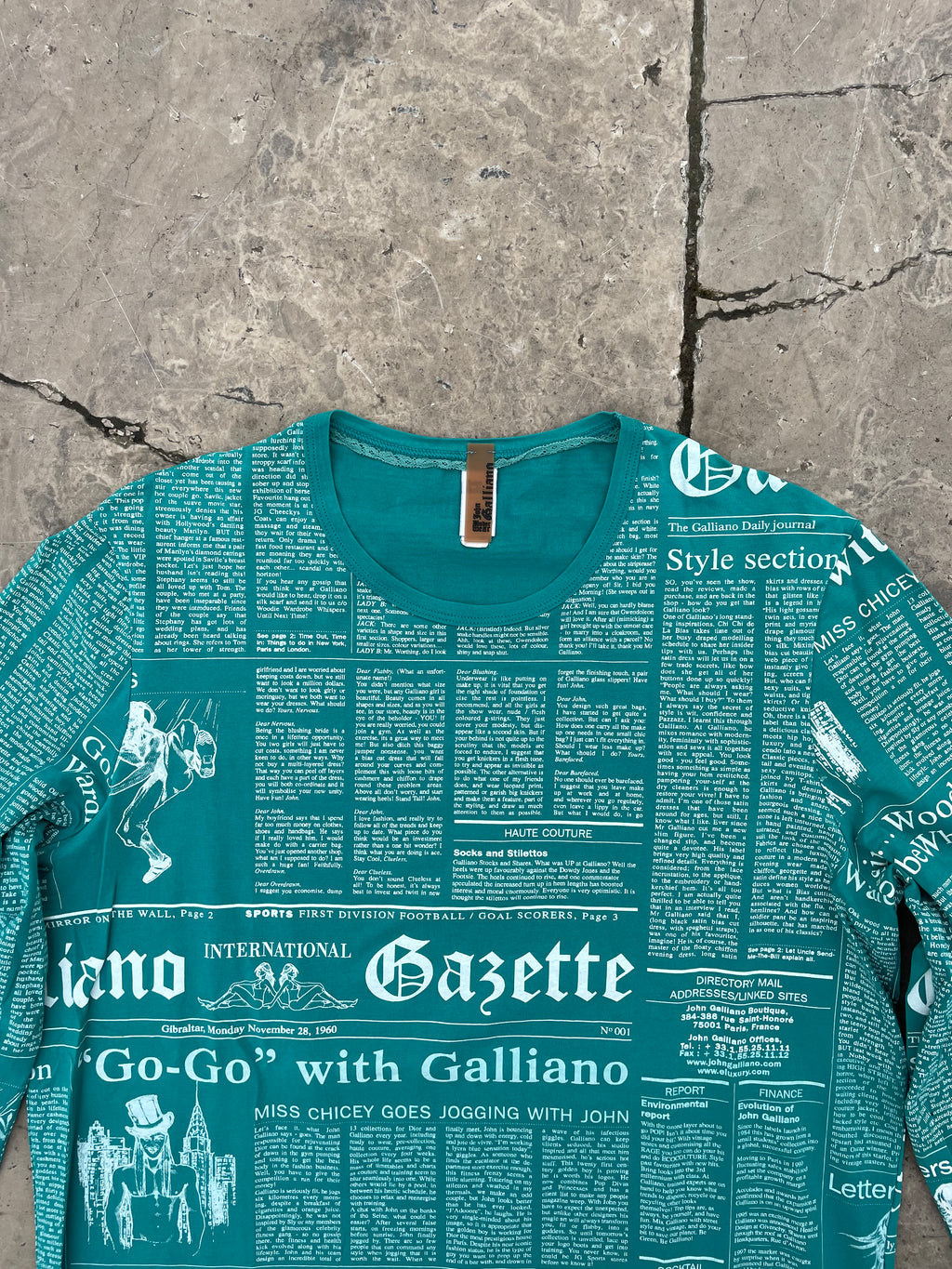 John Galliano Gazette 2001