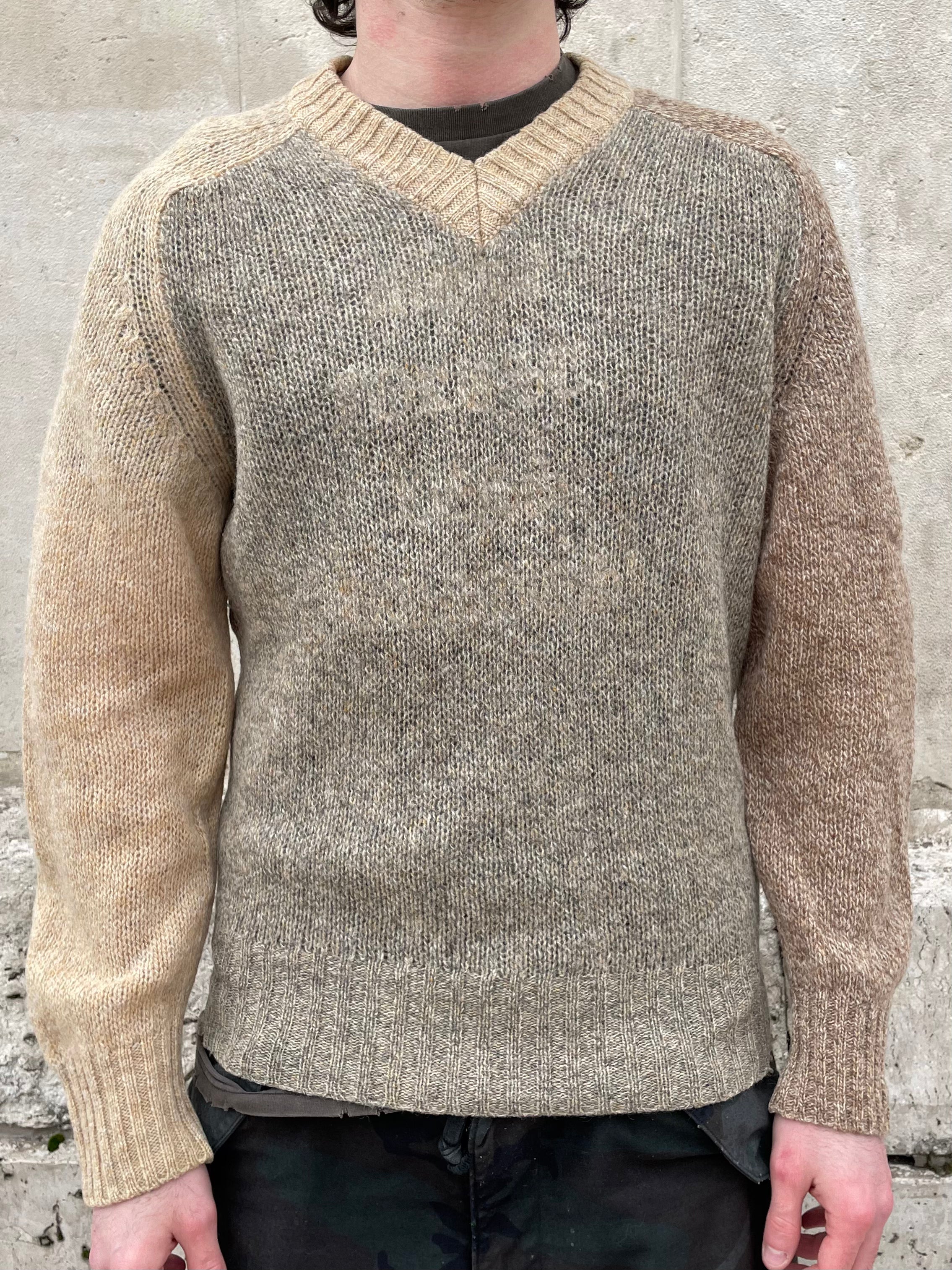 Maison Martin Margiela AW05 Tricolor Knit