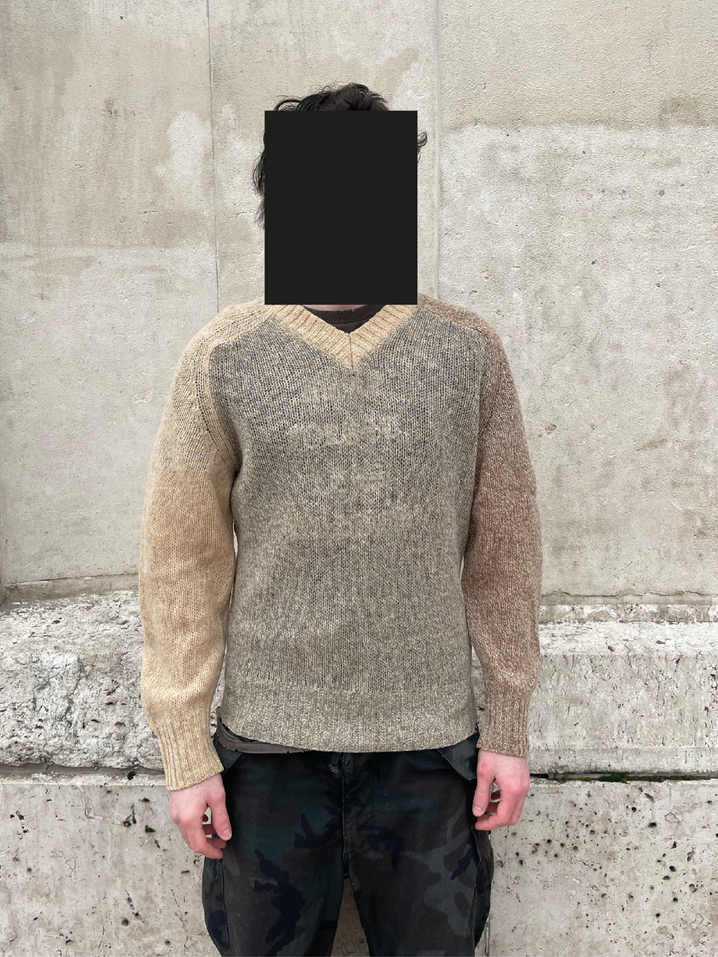 Maison Martin Margiela AW05 Tricolor Knit