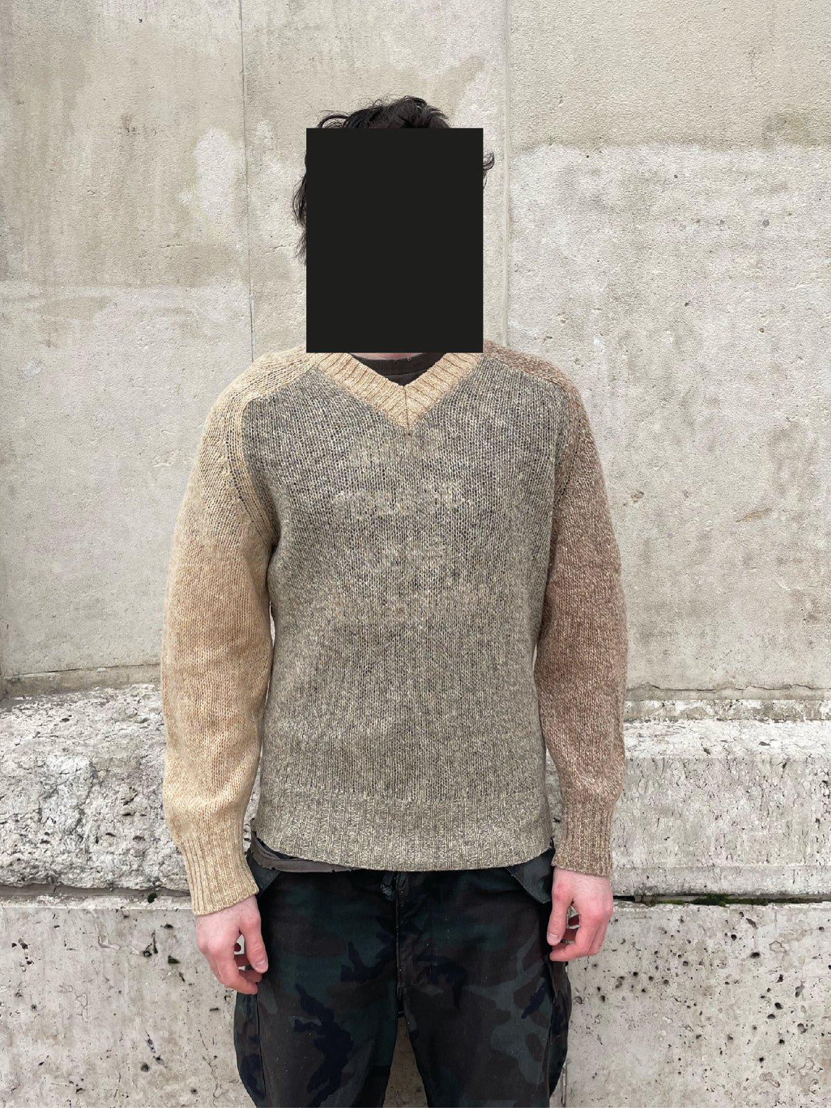 Maison Martin Margiela AW05 Tricolor Knit